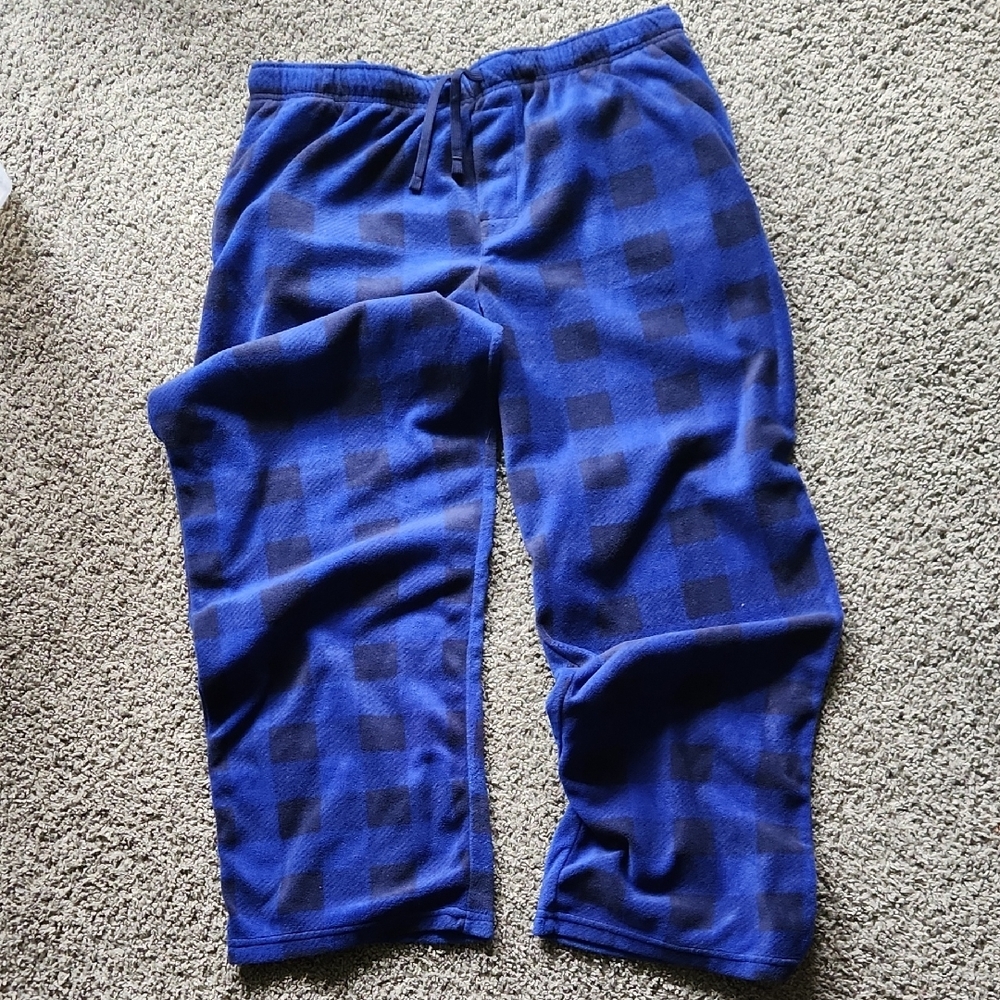 Blue Checkered Sweatpants